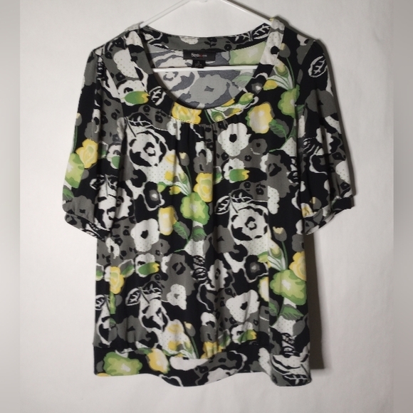 Style & Co patterned blouse size small - Picture 1 of 9